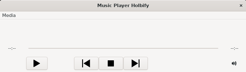 Screenshot of the main window at start